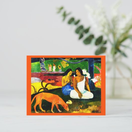 アレエリアbyポール・ゴーギャン ポストカード (スタンド正面)