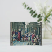 アレオポグスで説教する聖パウロ ポストカード (スタンド正面)