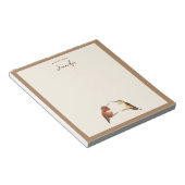 アレカスタムンズハミングバーズメモ帳 ノートパッド (アングル)