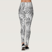 アレカパームズハワイアントロピカルヴィンテージニュートラル レギンス (裏面)