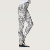 アレカパームズハワイアントロピカルヴィンテージニュートラル レギンス (右)