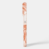 アレカパームズハワイアントロピカルヴィンテージピーチ Case-Mate iPhoneケース (裏面 / 左)