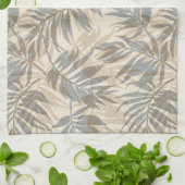 アレカパームズハワイアントロピカルヴィンテージ キッチンタオル (折り畳み)