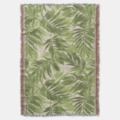 アレカパームズハワイアントロピカルヴィンテージ スローブランケット (正面縦)