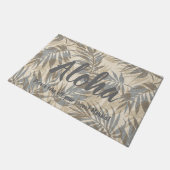 アレカパームズハワイアントロピカルヴィンテージ ドアマット (アングル)