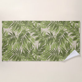アレカパームズハワイアントロピカルヴィンテージ ビーチタオル
