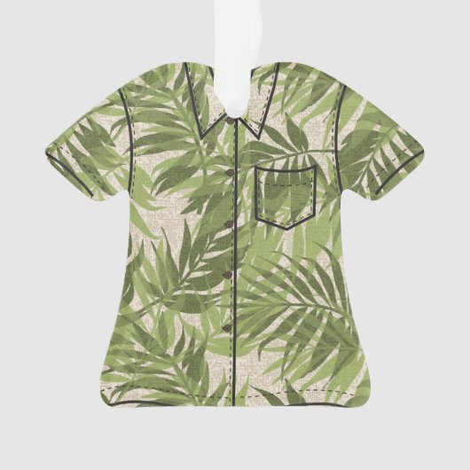 アレカパームズハワイアン熱帯ヴィンテージカスタマイズ オーナメント (正面)