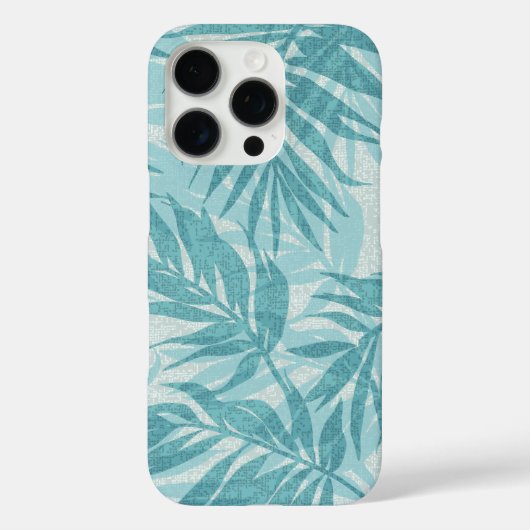 アレカパームハワイアントロピカルヴィンテージアクア Case-Mate iPhoneケース (裏面)