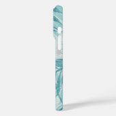 アレカパームハワイアントロピカルヴィンテージアクア Case-Mate iPhoneケース (裏面 / 左)