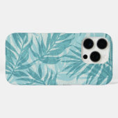 アレカパームハワイアントロピカルヴィンテージアクア Case-Mate iPhoneケース (裏面 (横))