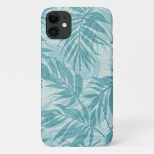アレカパームハワイアントロピカルヴィンテージアクア iPhone 11 ケース