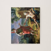 アレキサンダーおよびディオゲネス1818年(キャンバスの油) ジグソーパズル (縦)