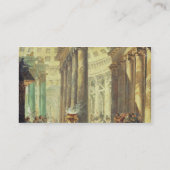 アレキサンダーが付いているローマの寺院のT28517 Capriccio 名刺 (裏面)