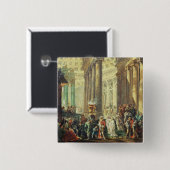 アレキサンダーが付いているローマの寺院のT28517 Capriccio 缶バッジ (正面&裏面)