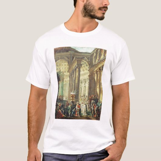 アレキサンダーが付いているローマの寺院のT28517 Capriccio Tシャツ (正面)