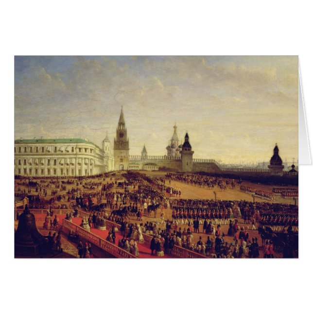 アレキサンダーの即位の間の軍パレード (正面横)