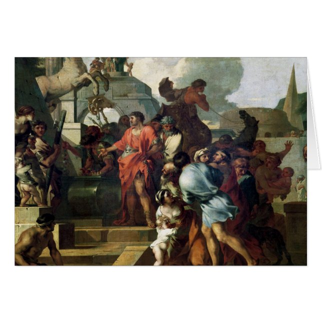 アレキサンダーの墓の前のAugustus III (正面横)