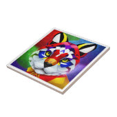 アレキサンダーの猫の小さな白いタイル タイル (側面)