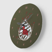 アレキサンダー基本的な時計 ラージ壁時計 (傾斜)