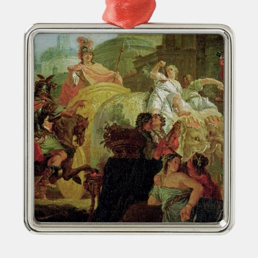 アレキサンダー大王の入口 メタルオーナメント (正面)