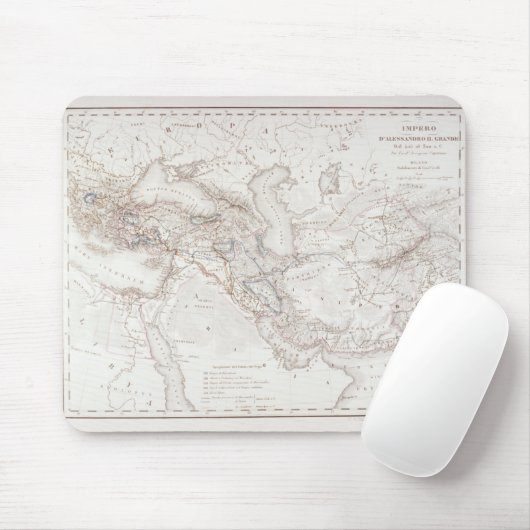 アレキサンダー大王の地図 マウスパッド (マウス)