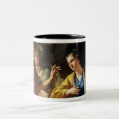 アレキサンダー大王の寛大な処置 ツートーンマグカップ (中央)