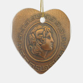 アレキサンダー大王の銅の壁の芸術 セラミックオーナメント (右)