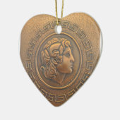 アレキサンダー大王の銅の壁の芸術 セラミックオーナメント (左)