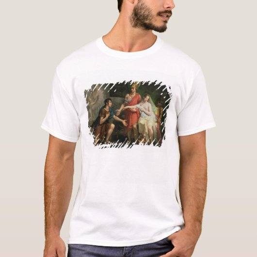 アレキサンダー大王はCampaspeを引き渡します Tシャツ (正面)