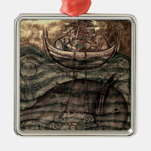 アレキサンダー大王 メタルオーナメント (正面)