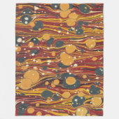 アレキサンダー教皇の装飾的な質感 フリースブランケット (正面)