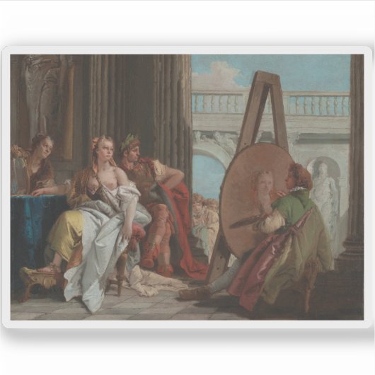 アレキサンダー素晴らしザ&カンパスザアペレススタジオ シール (正面)