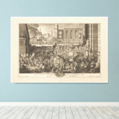 アレキサンダー素晴らし大王のバビロンへの侵入 キャンバスプリント (インサイチュ (ウッドフロア))