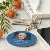 アレキサンダー頭が切れるハミルトンキチェーン キーホルダー (側面)