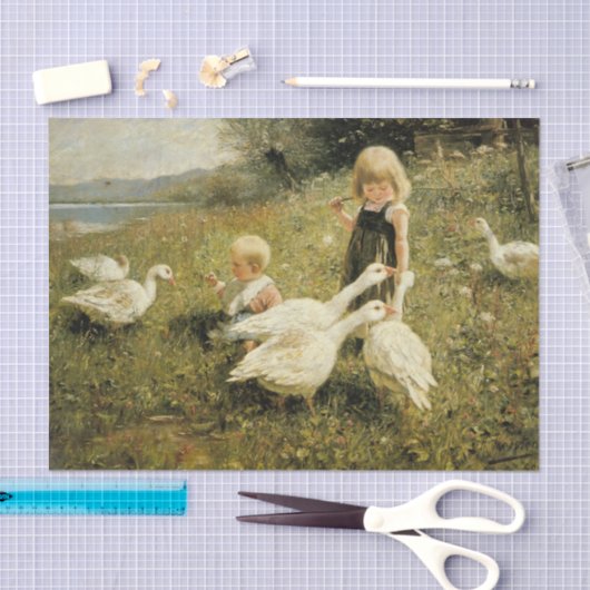 アレキサンダー食べ物を与えク・コエスターによるゲーゼの 薄葉紙 (クラフト)