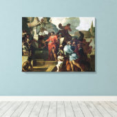 アレキサンダー3世の墓の前のオーガスタス キャンバスプリント (インサイチュ (ウッドフロア))