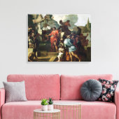 アレキサンダー3世の墓の前のオーガスタス キャンバスプリント (インサイチュ (リビング))