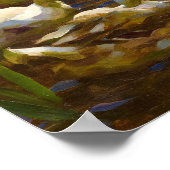 アレキサンダー・コスターによるブルーリード水の6羽のアヒル ポスター (角)