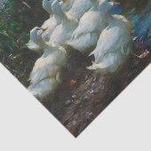 アレキサンダー・コスターによる湖のアヒル 薄葉紙 (詳細)