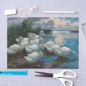 アレキサンダー・コスターによる湖のアヒル 薄葉紙 (クラフト)