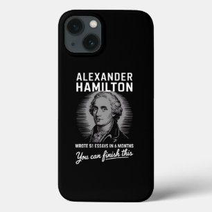 アレキサンダー・ハミルトンが6ヶ月で51のエッセイを書いた iPhone 13ケース