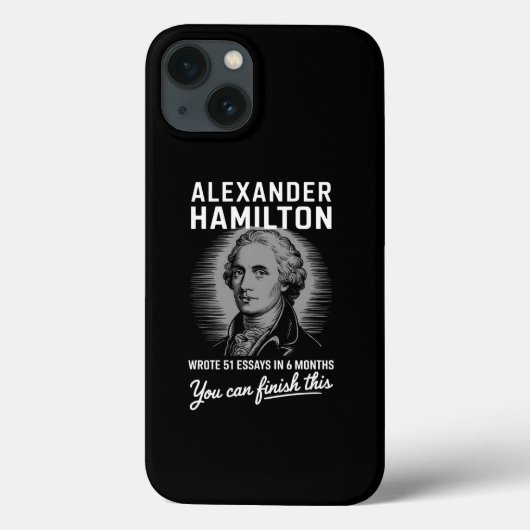 アレキサンダー・ハミルトンが6ヶ月で51のエッセイを書いた Case-Mate iPhoneケース (裏面)