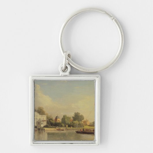 アレキサンダー・ポープの(1688-1744年の)別荘、Twickenham、c. キーホルダー (正面)