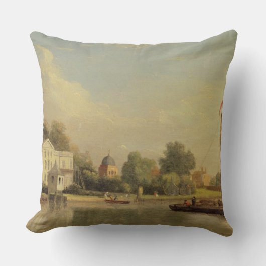 アレキサンダー・ポープの(1688-1744年の)別荘、Twickenham、c. クッション (正面)