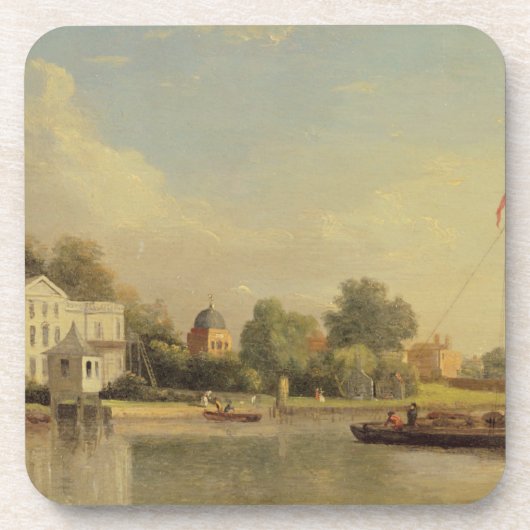 アレキサンダー・ポープの(1688-1744年の)別荘、Twickenham、c. コースター (正面)