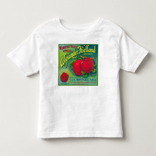 アレキサンダーKielland Appleのラベル-カシミヤ織、WA トドラーTシャツ (正面)