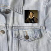 アレキサンダーPushkinのポートレート 缶バッジ (インサイチュ)