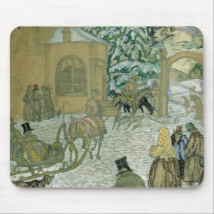 アレキサンダーPushkin著「Dubrovsky」のためのIllustraton、 マウスパッド