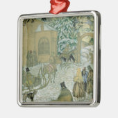 アレキサンダーPushkin著「Dubrovsky」のためのIllustraton、 メタルオーナメント (左)