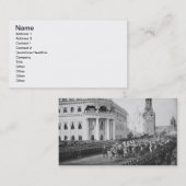 アレキサンドラへの皇帝ニコラス(1868-1918年)の結婚 名刺 (正面/裏面)